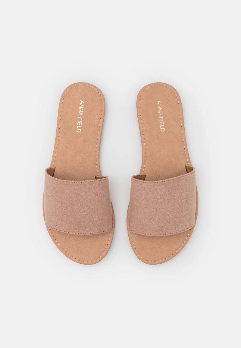 Anna Field 2 PACK - Pantolette Flach - Black/light Pink – Bild 5