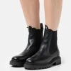 Anna Field LEATHER - Stiefelette - Black