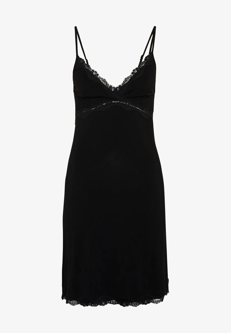 Anna Field HEIDI SHORT SLEEVES VISCOSE NIGHTDRESS - Nachthemd - Black – Bild 4