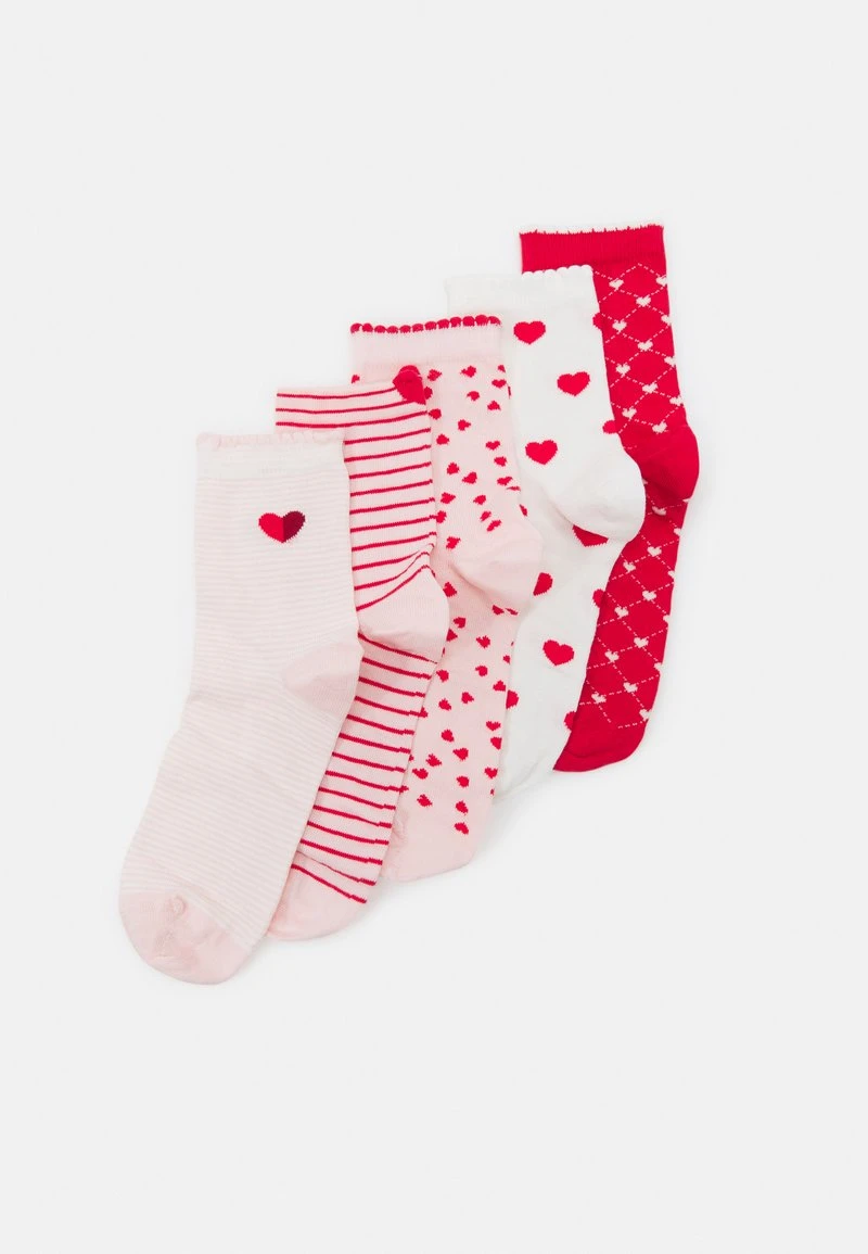 Anna Field 5 PACK - Socken - White/red – Bild 5