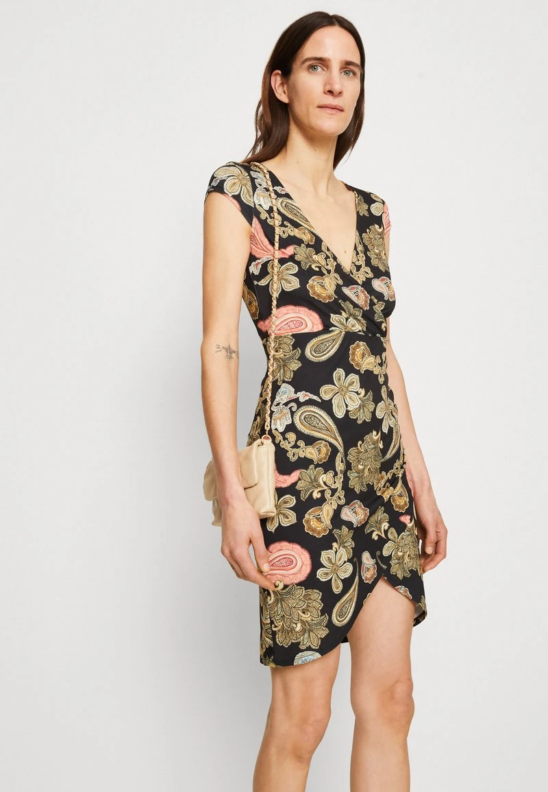 Anna Field Jerseykleid - Black/multi Coloured – Bild 4