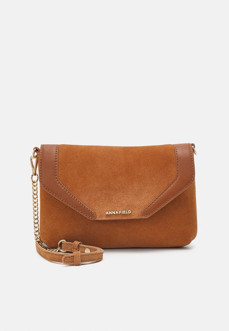 Anna Field LEATHER - Clutch - Cognac – Bild 6