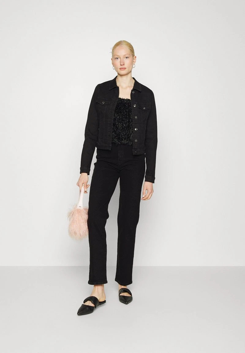 Jeans Straight Leg - Black Denim – Bild 2