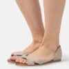 Anna Field LEATHER - Riemensandalette - Taupe