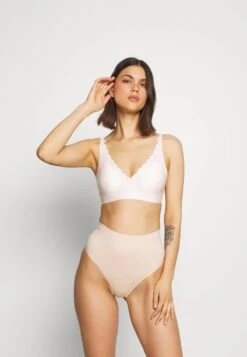 Anna Field 2PP HIGH WAIST THONG - String - Beige