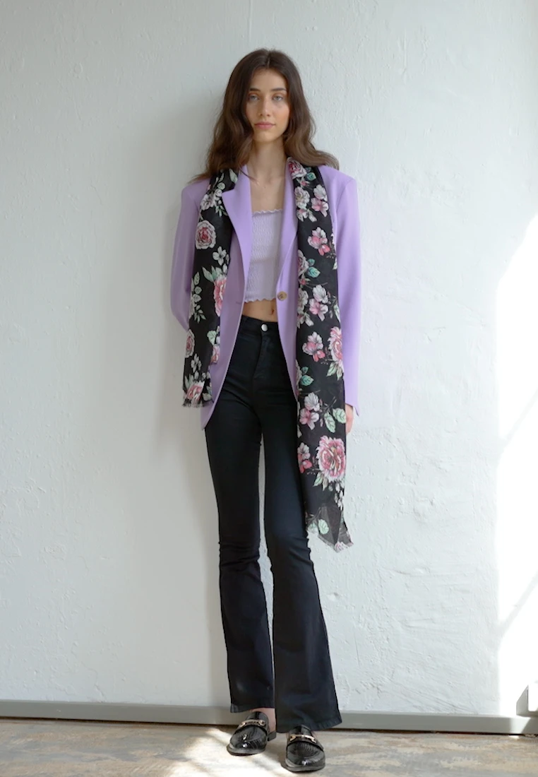 Anna Field Tuch - Black – Bild 2