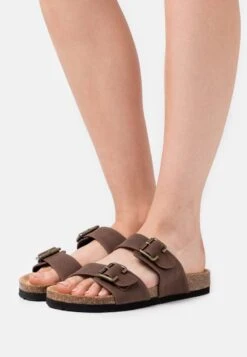 Anna Field Hausschuh - Dark Brown