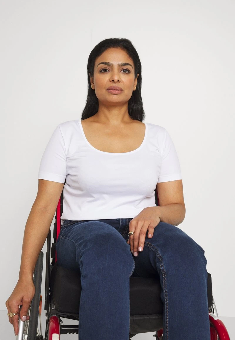 Anna Field T-Shirt Basic - White – Bild 4