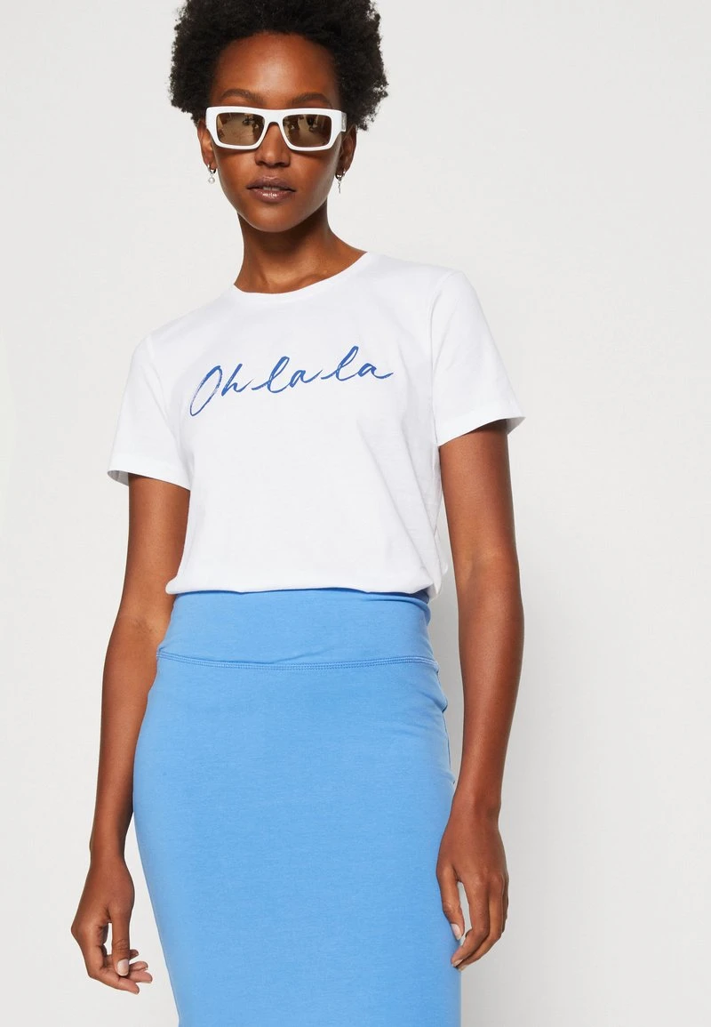 Anna Field T-Shirt Print - White – Bild 4