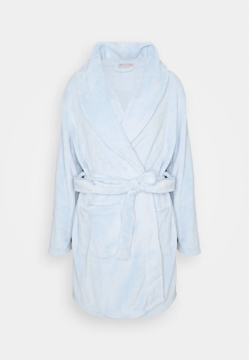 Anna Field LADIES PLUSH BATHROBE - Bademantel - Blue – Bild 5