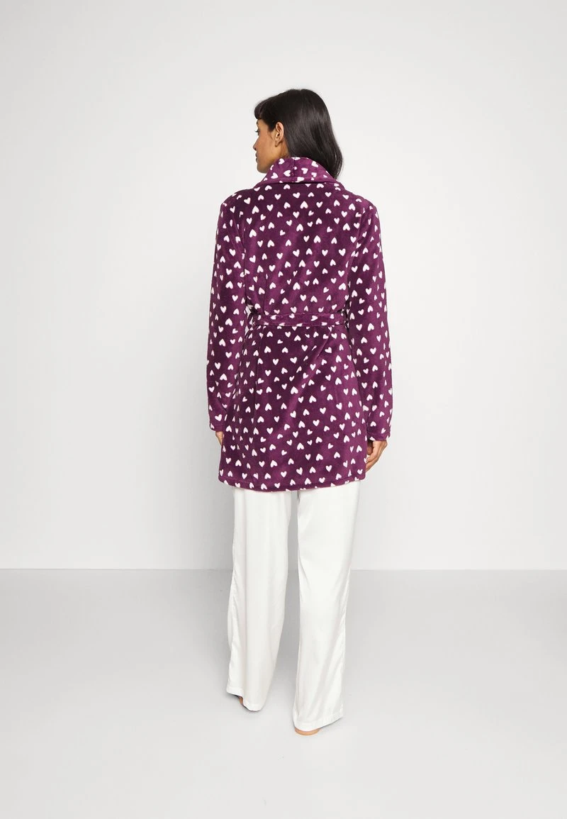 Anna Field Bademantel - Dark Red/beige – Bild 3