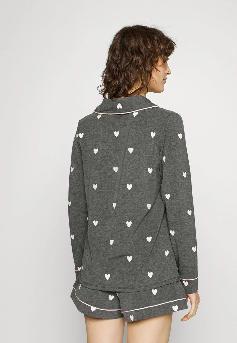 Anna Field Nachtwäsche Set - Dark Grey/pink – Bild 4