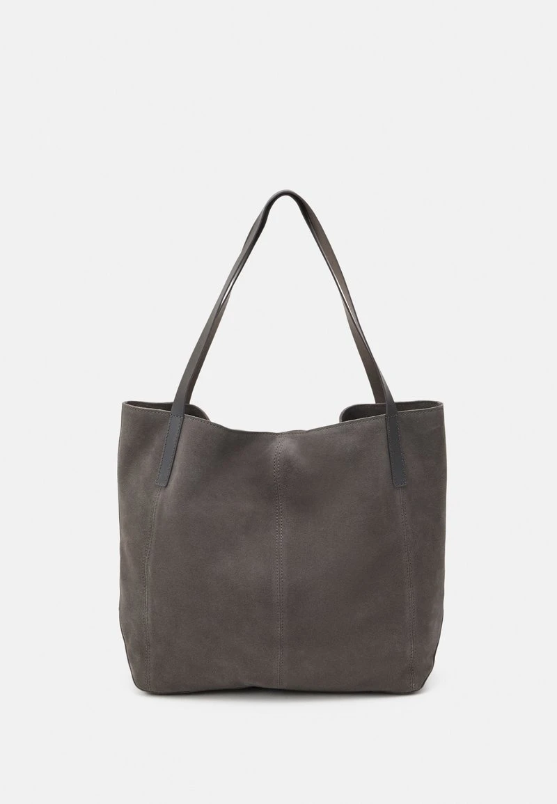 Anna Field LEATHER - Handtasche - Anthracite