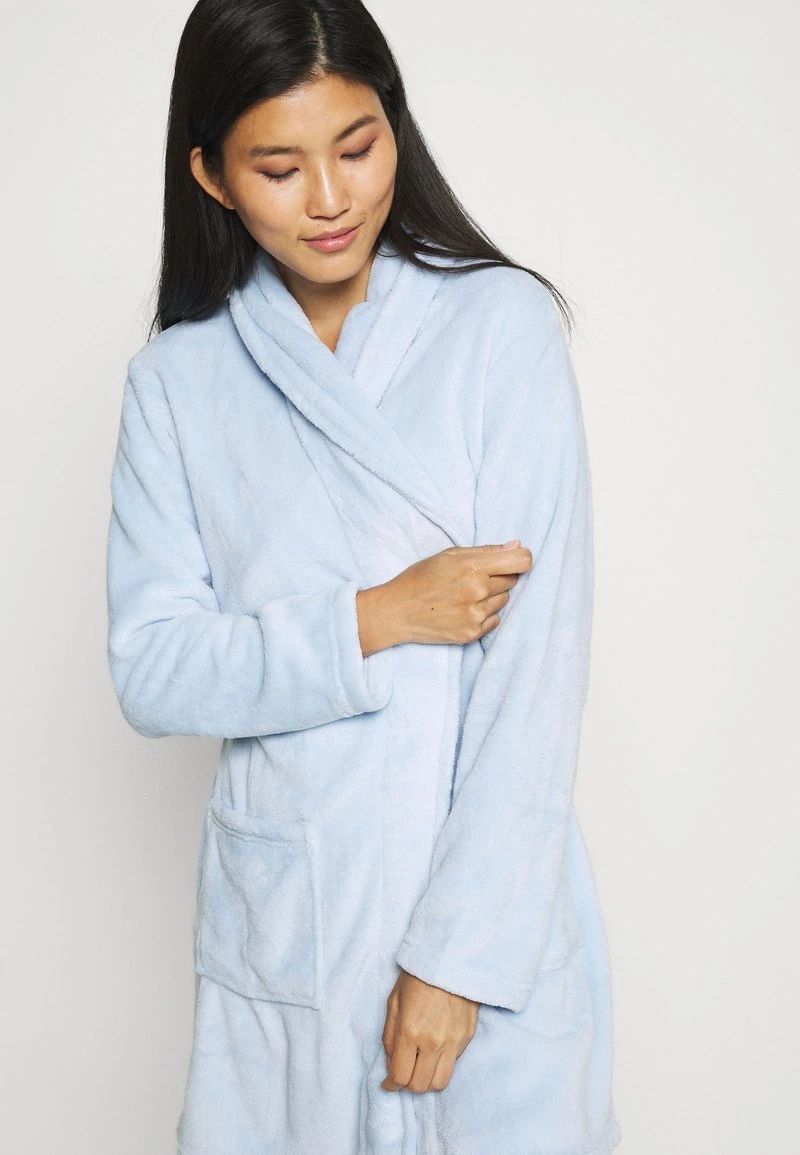 Anna Field LADIES PLUSH BATHROBE - Bademantel - Blue – Bild 4