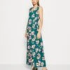 Anna Field Maxikleid - Dark Green/pink