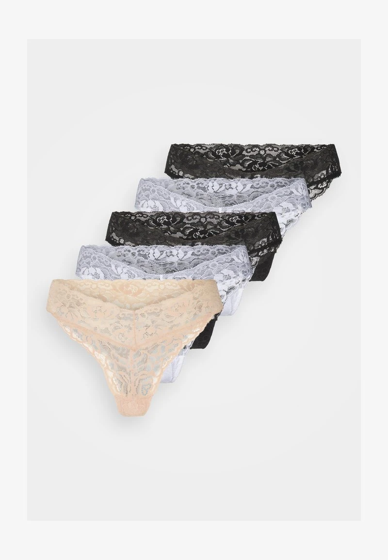 Anna Field 5 PACK - String - Schwarz/weiß/nude – Bild 6
