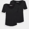 Anna Field T-Shirt Basic - Black