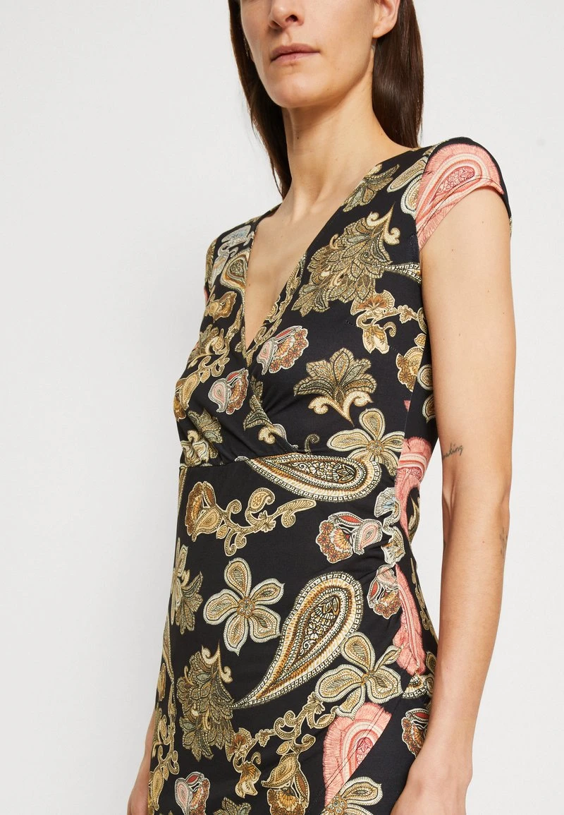 Anna Field Jerseykleid - Black/multi Coloured – Bild 6