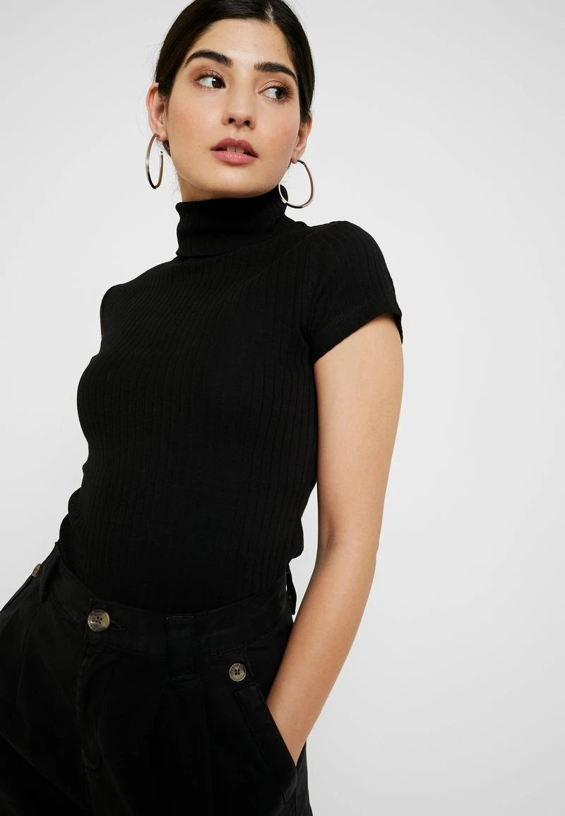 T-Shirt Print - Black – Bild 4