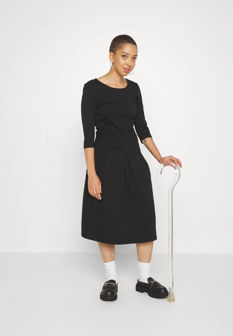 Anna Field Jerseykleid - Black – Bild 4