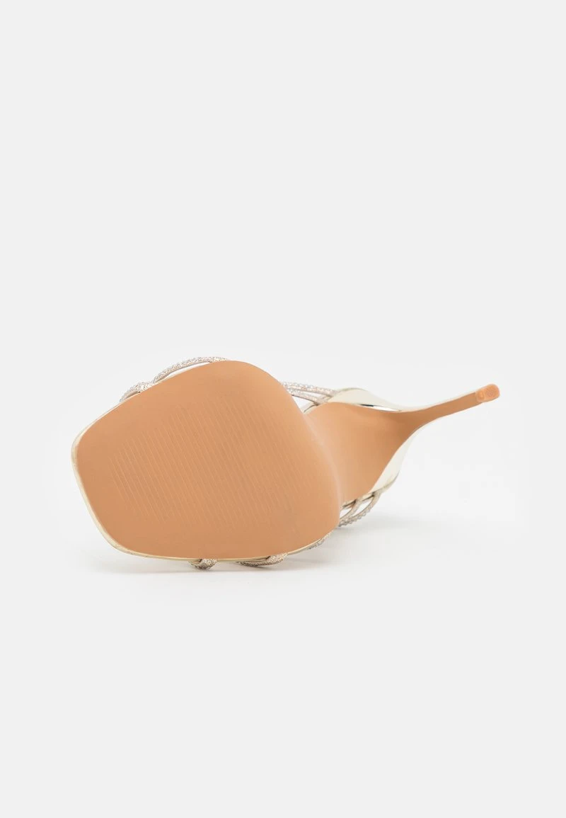 Anna Field LEATHER - High Heel Sandalette - Gold – Bild 5