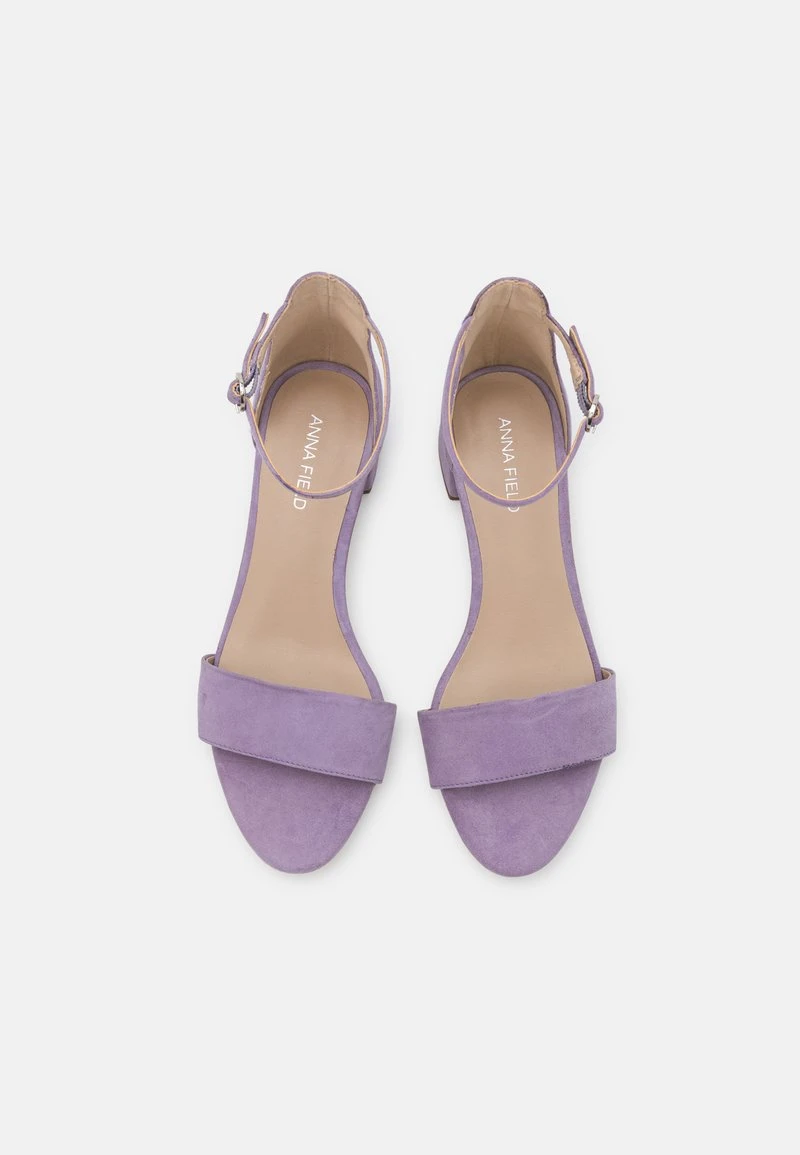 Anna Field LEATHER - Riemensandalette - Lilac – Bild 5