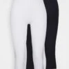 Anna Field 2 PACK - Leggings - Hosen - Black/white