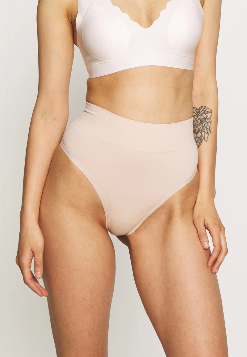 Anna Field 2PP HIGH WAIST THONG - String - Beige – Bild 2