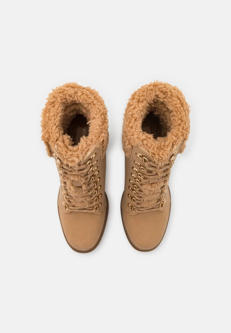 Anna Field LEATHER - Schnürstiefelette - Beige – Bild 6