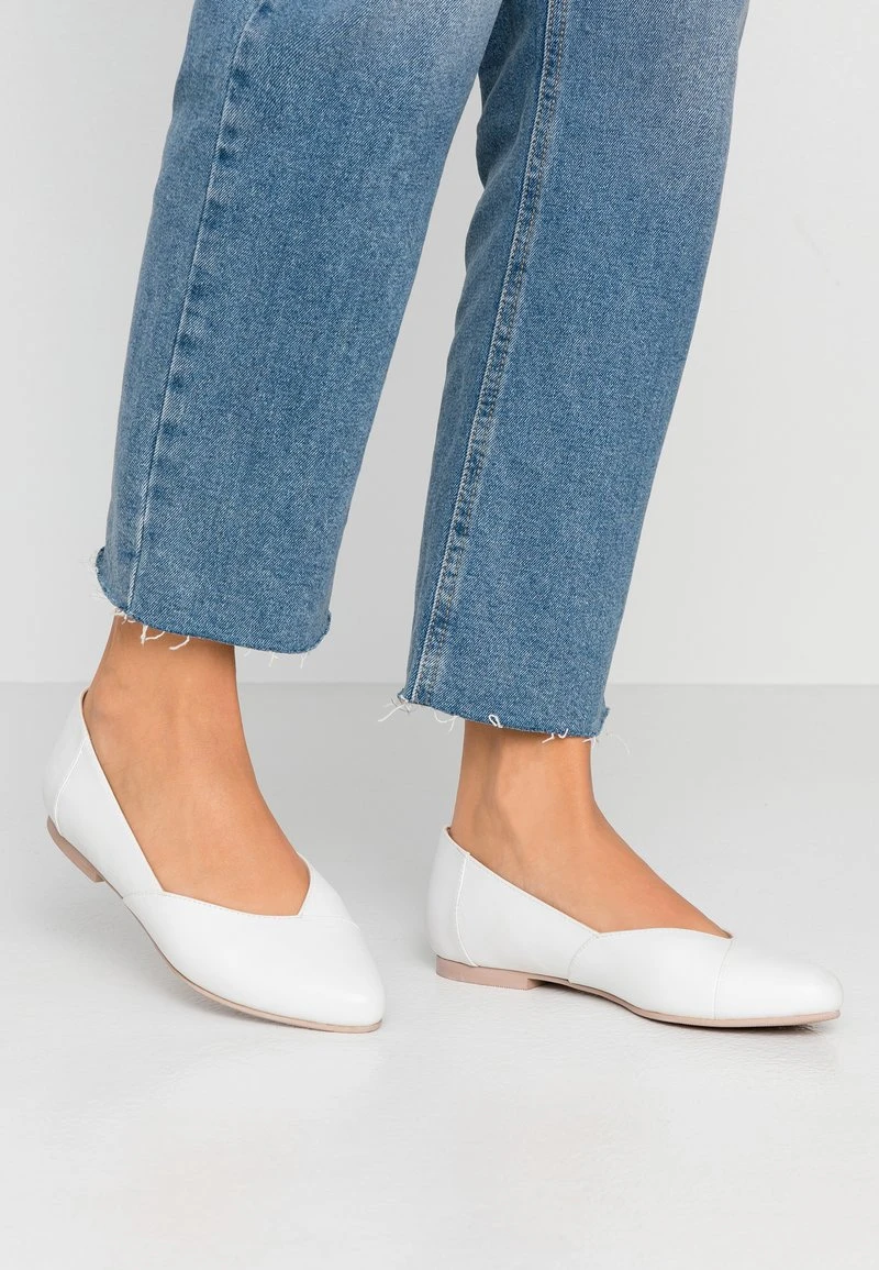 Anna Field LEATHER BALLERINAS - Klassischer Ballerina - White