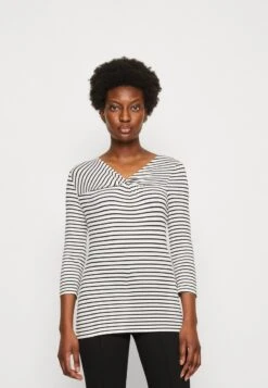 Anna Field Langarmshirt - White/black