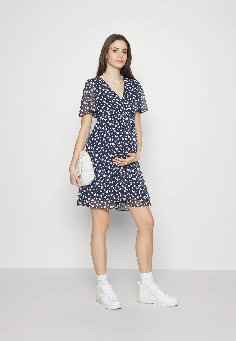 Freizeitkleid - Dark Blue/white – Bild 2