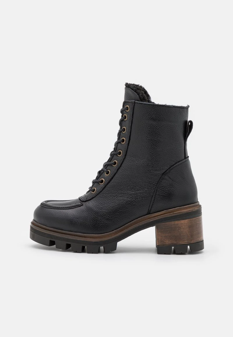 Anna Field LEATHER WINTER BOOTIE - Snowboot/Winterstiefel - Black – Bild 2