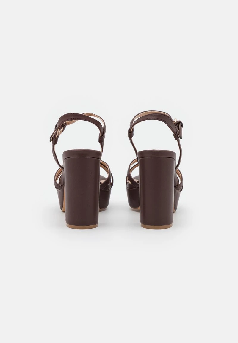 Anna Field Plateausandalette - Dark Brown – Bild 3