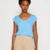 Anna Field T-Shirt Basic - Blue