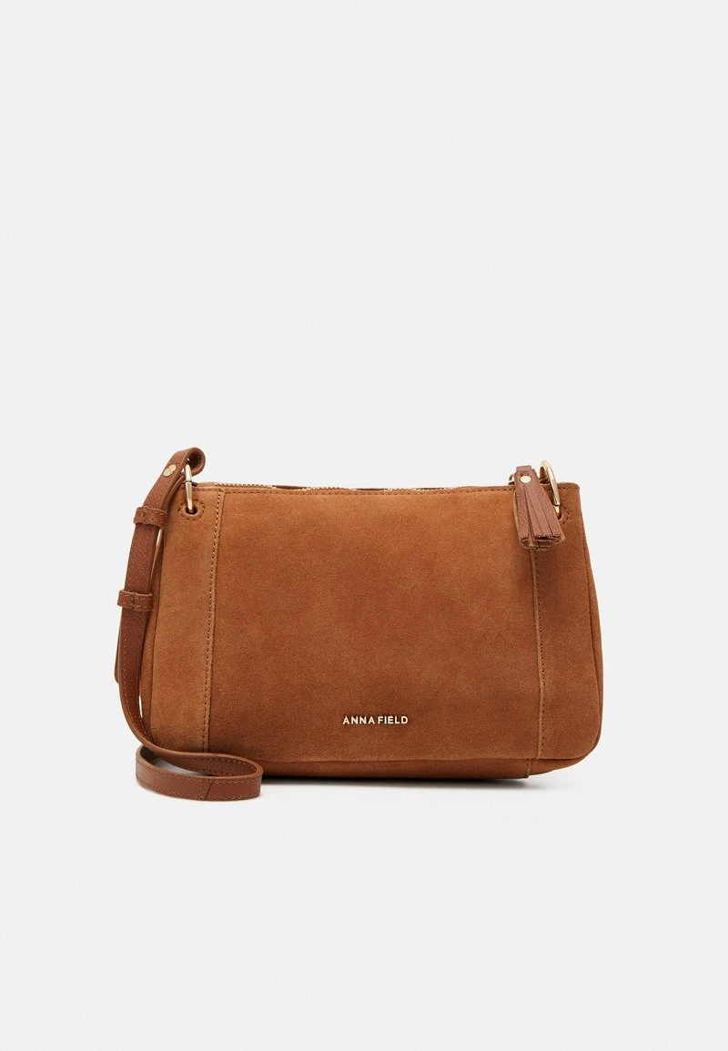 Anna Field LEATHER - Umhängetasche - Cognac