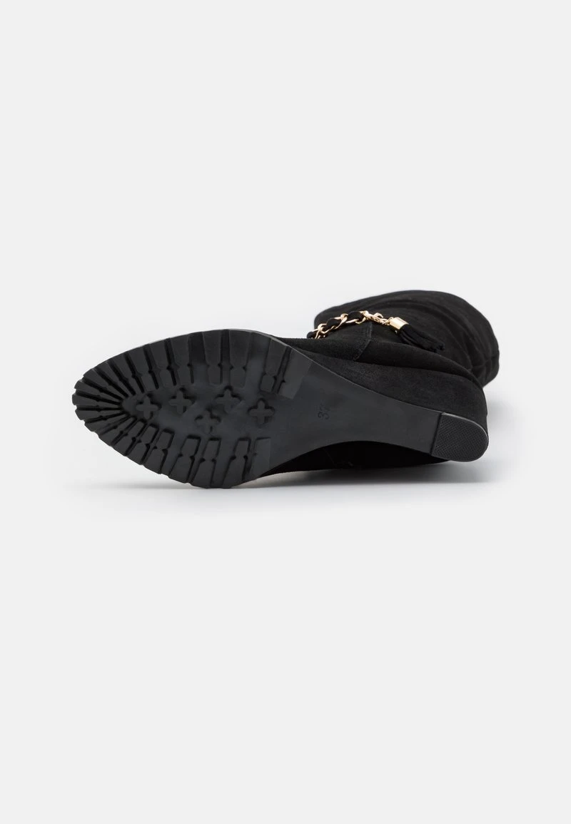 Anna Field LEATHER - Keilstiefel - Black – Bild 5