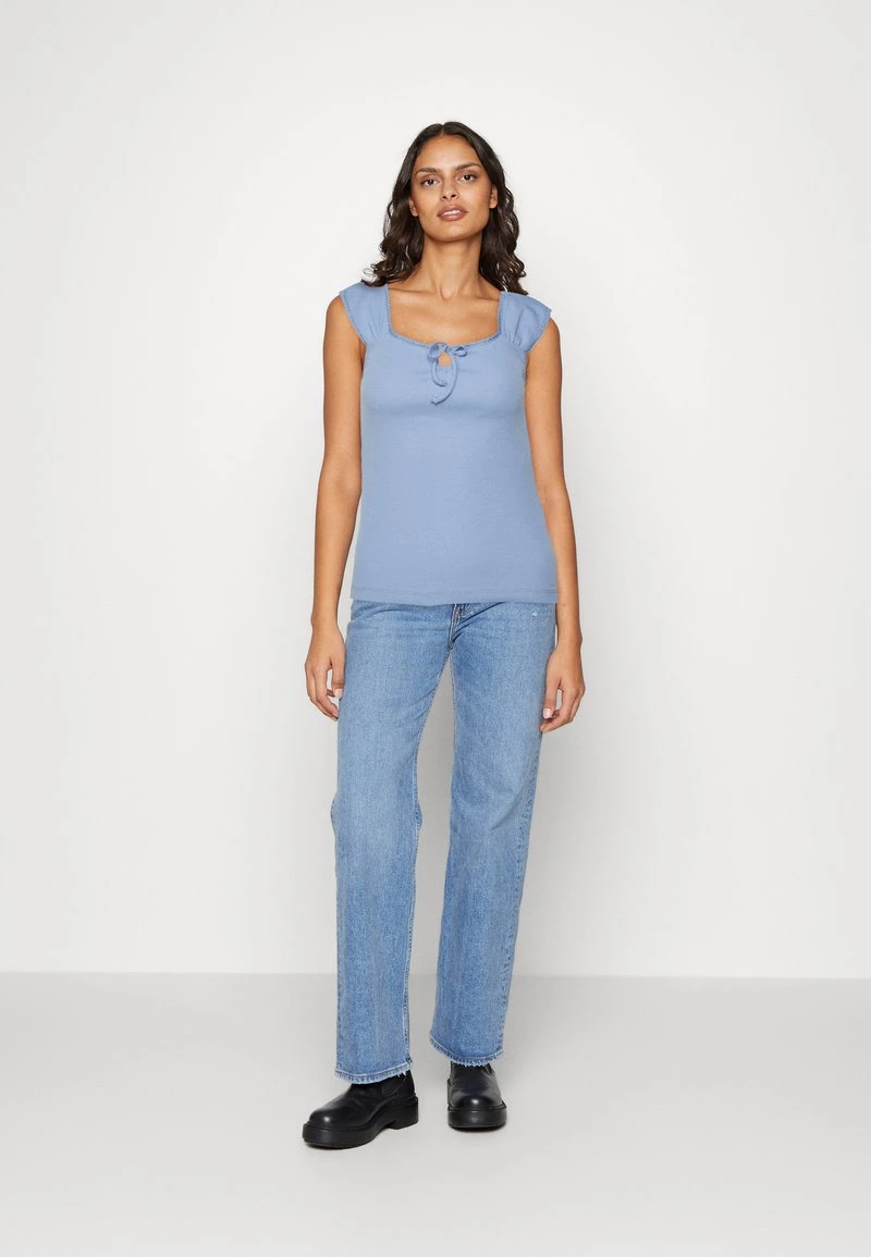 Anna Field T-Shirt Print - Light Blue – Bild 2