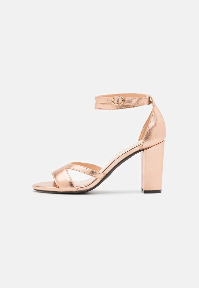 Anna Field LEATHER - Riemensandalette - Rose Gold Coloured