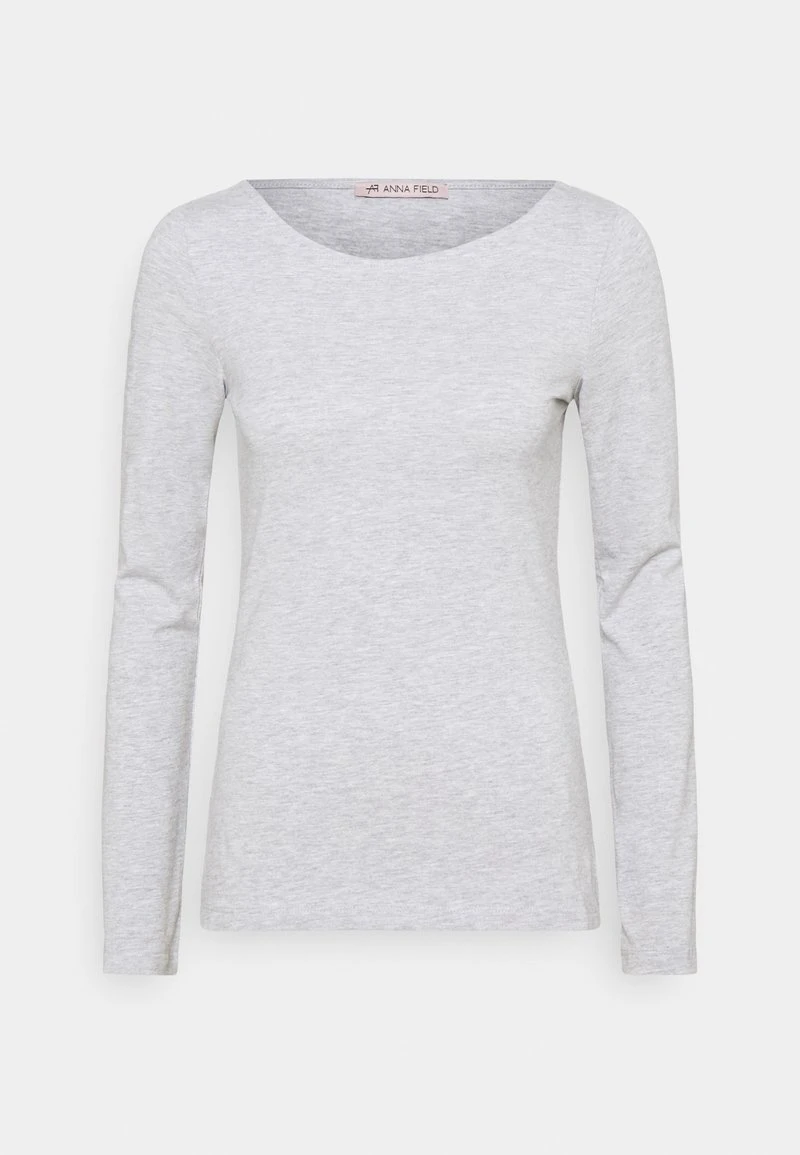 Anna Field 2 PACK - Langarmshirt - Black/mottled Grey – Bild 4