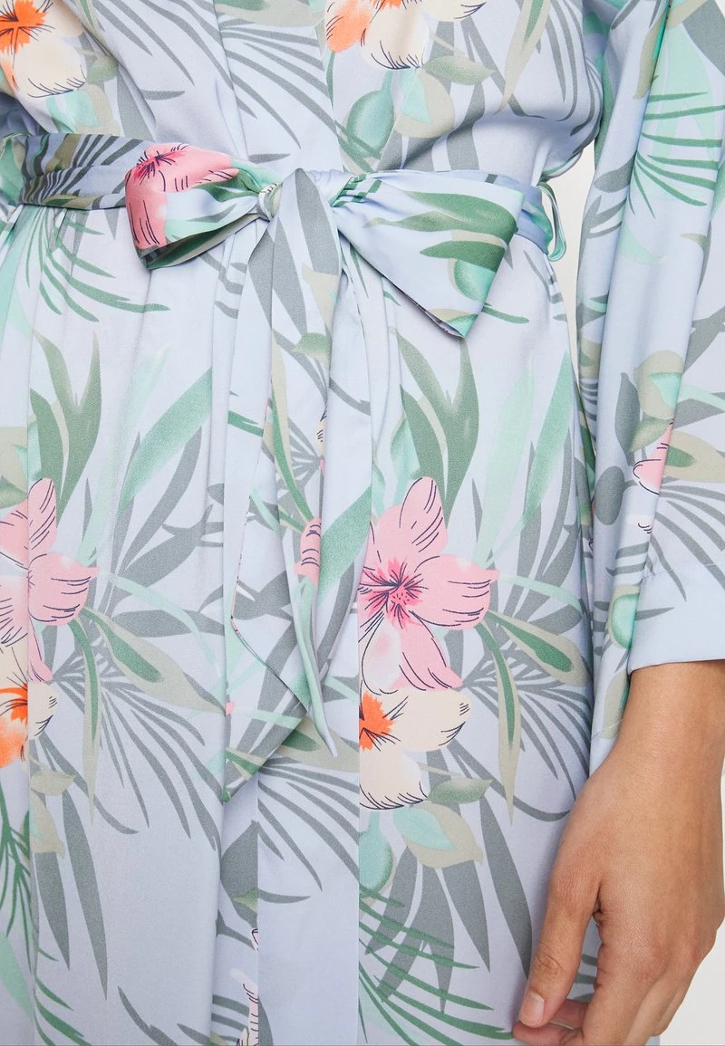 Anna Field FLORAL ROBE - Bademantel - Blue – Bild 6