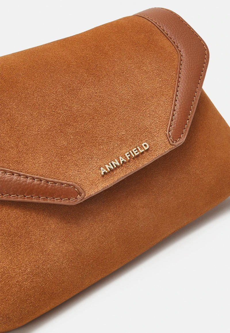 Anna Field LEATHER - Clutch - Cognac – Bild 5