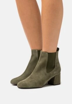 Anna Field LEATHER - Stiefelette - Olive