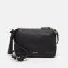 Anna Field LEATHER - Umhängetasche - Black