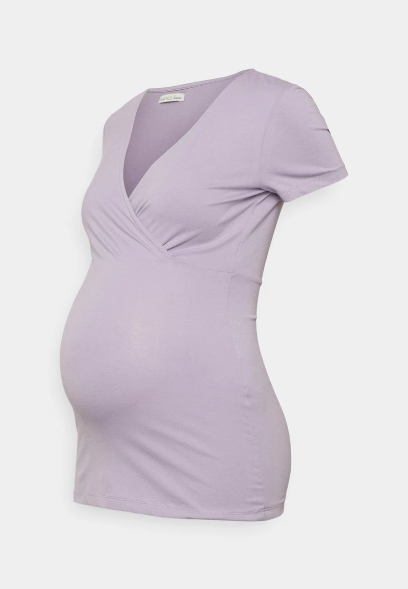 2 PACK - T-Shirt Basic - Multi Coloured/lilac/grey – Bild 2