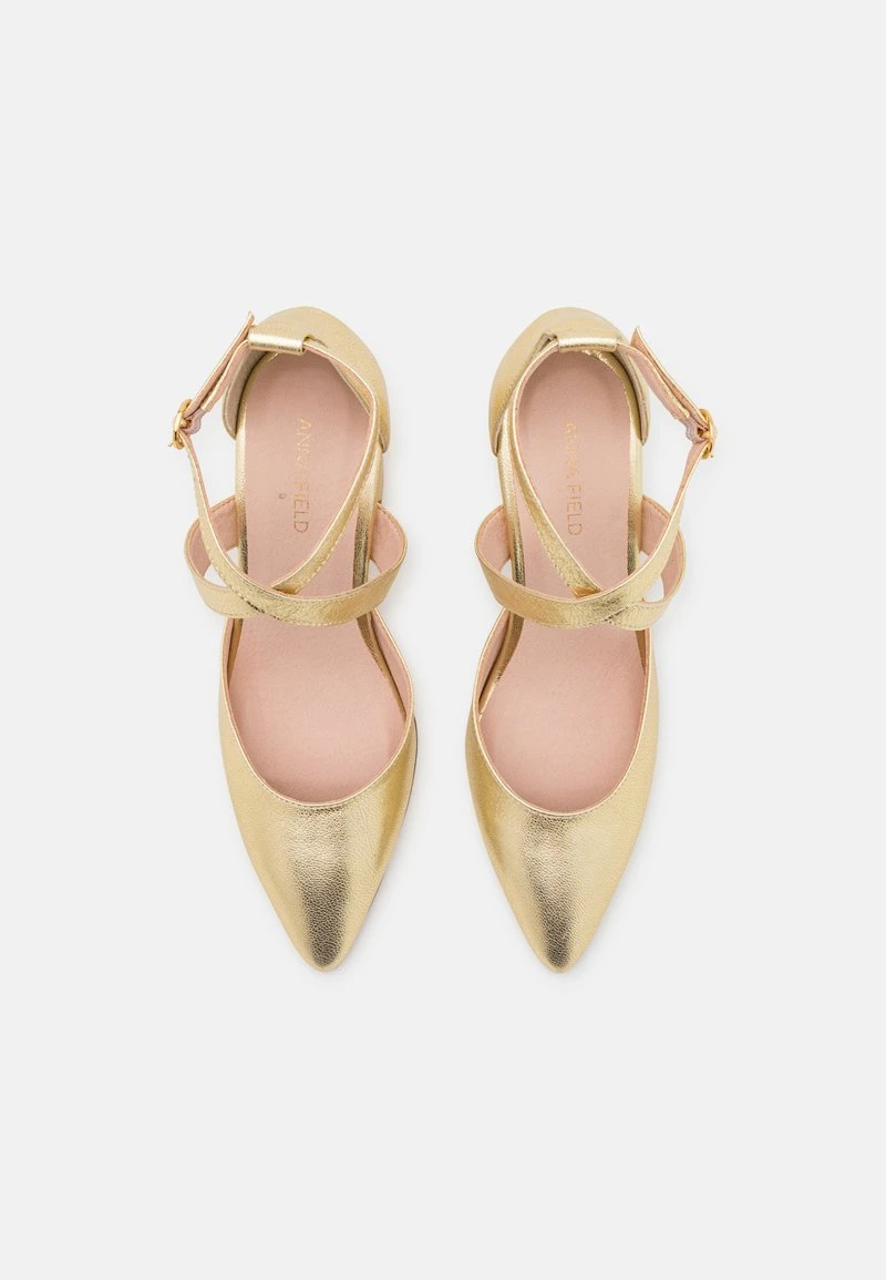 Anna Field LEATHER - Pumps - Gold – Bild 6
