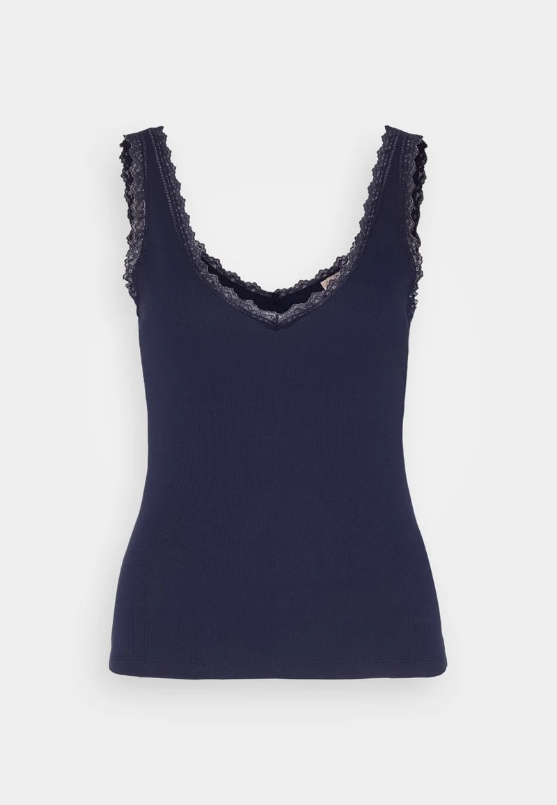 Anna Field Top - Dark Blue – Bild 5