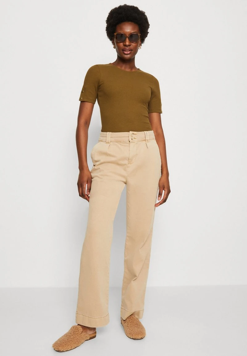 Anna Field T-Shirt Print - Khaki – Bild 4