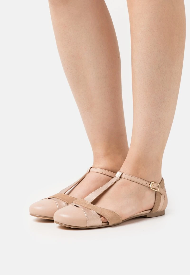 Anna Field LEATHER - Riemchenballerina - Beige