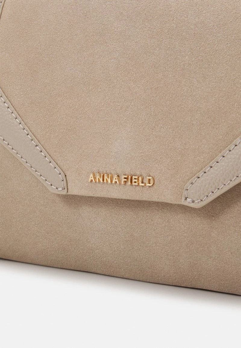 Anna Field LEATHER - Clutch - Taupe – Bild 6